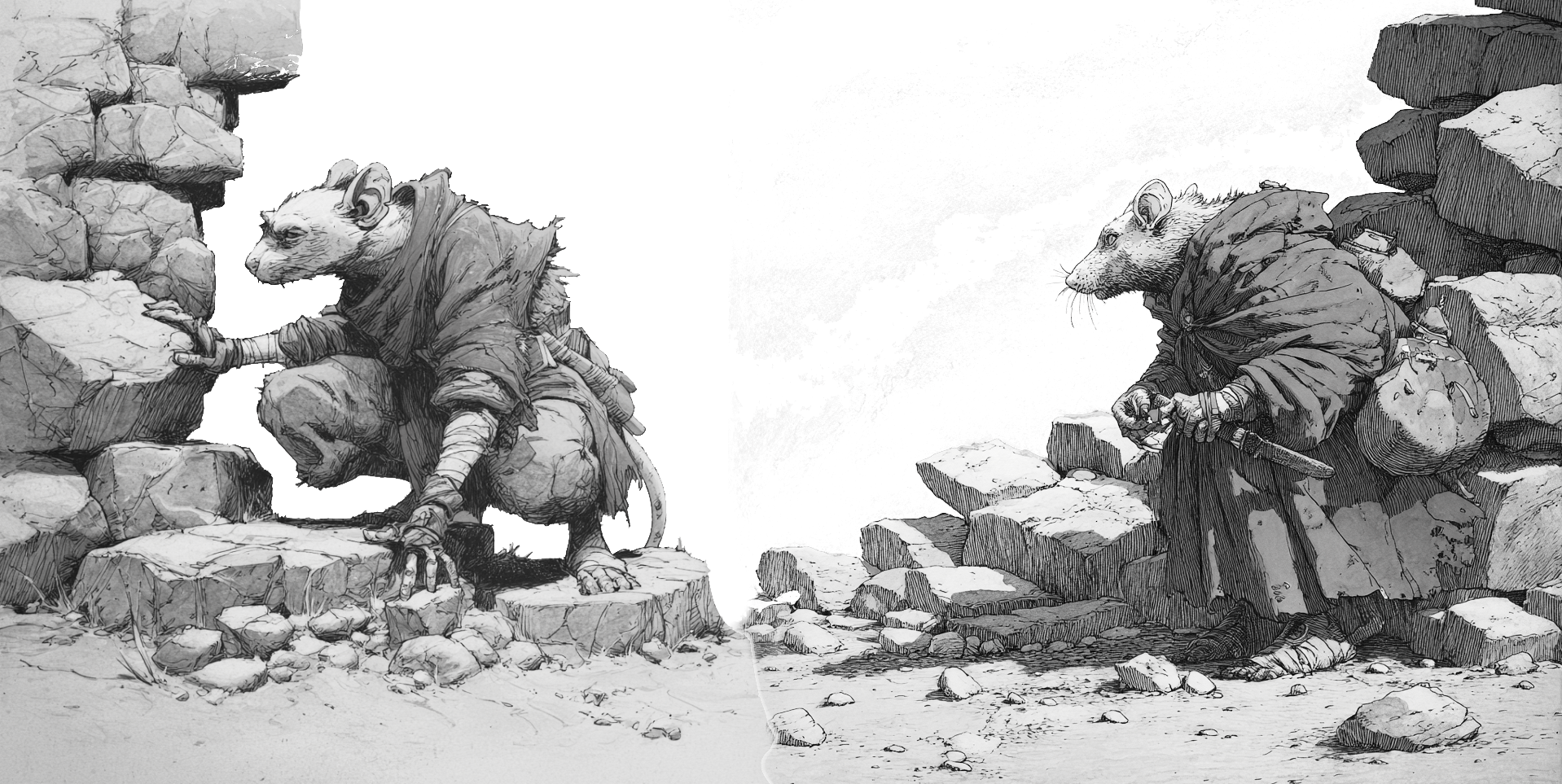 Two Tari Among Ruins