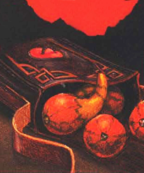 Potion Fruit, Thomas M. Reid. AD&D Trading Cards 1993 series, #245. TSR, Inc..