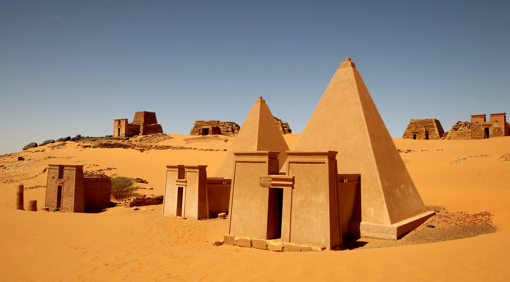 Small pyramid temples